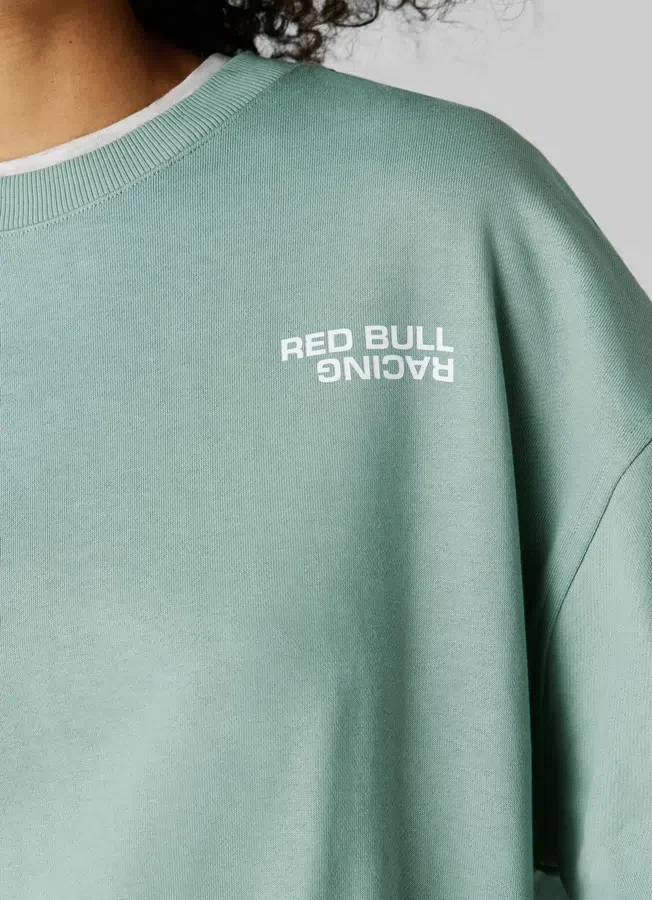 Sweatshirt mit Rundhalsausschnitt und normaler Passform Sweatshirt mit Rundhalsausschnitt und normaler Passform