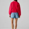 Sweatshirt mit Rundhalsausschnitt und normaler Passform Sweatshirt mit Rundhalsausschnitt und normaler Passform