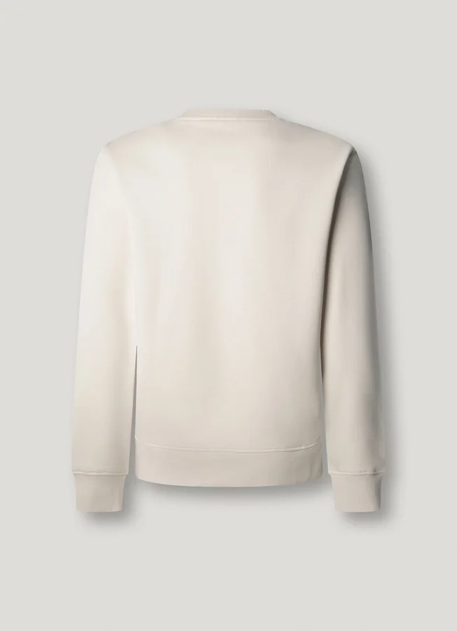 Sweatshirt mit Rundhalsausschnitt und normaler Passform Sweatshirt mit Rundhalsausschnitt und normaler Passform