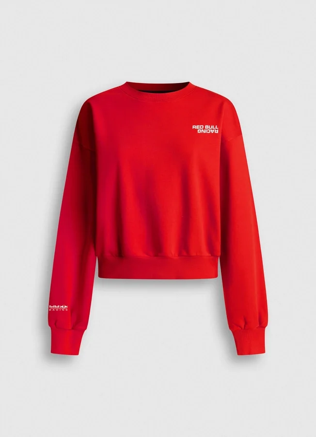 Sweatshirt mit Rundhalsausschnitt und normaler Passform Sweatshirt mit Rundhalsausschnitt und normaler Passform