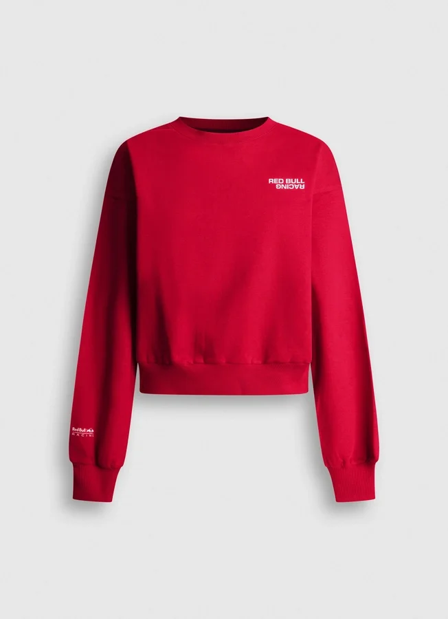 Sweatshirt mit Rundhalsausschnitt und normaler Passform Sweatshirt mit Rundhalsausschnitt und normaler Passform