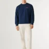 Sweatshirt mit Rundhalsausschnitt und Rückenaufdruck
