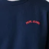 Sweatshirt mit Rundhalsausschnitt und Rückenaufdruck