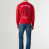 Sweatshirt mit Rundhalsausschnitt und Rückenaufdruck