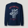 Sweatshirt mit Rundhalsausschnitt und Rückenaufdruck