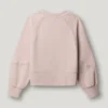 Sweatshirt mit Rundhalsausschnitt und Spitze