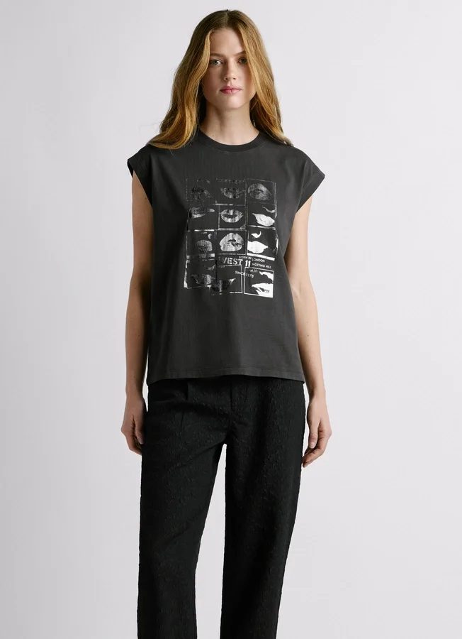 T-Shirt mit Aufdruck T-Shirt mit Aufdruck