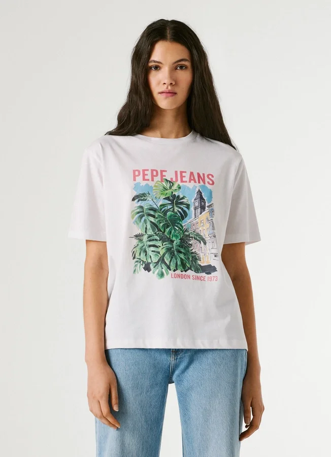 T-Shirt mit Aufdruck T-Shirt mit Aufdruck