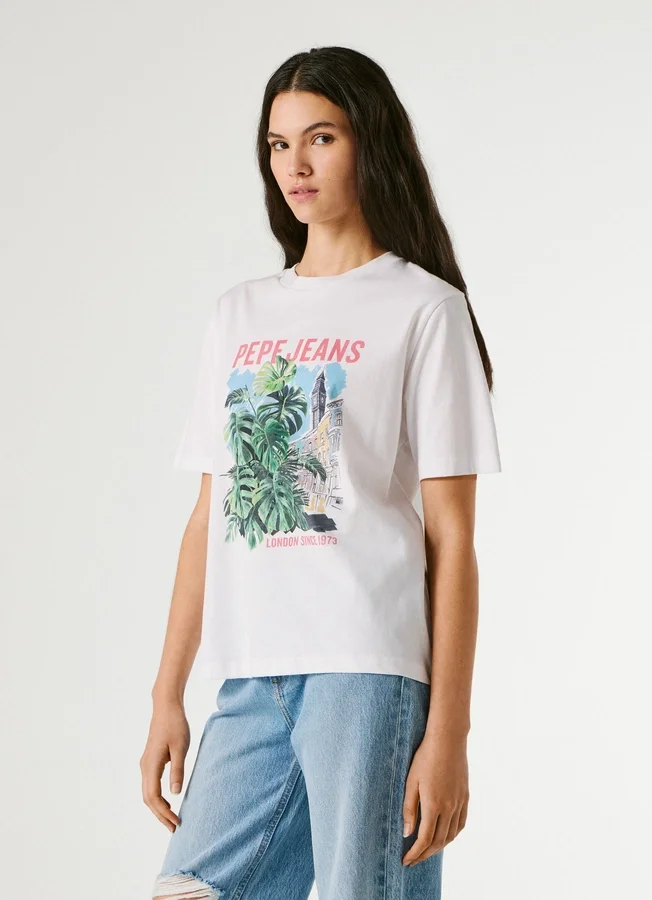 T-Shirt mit Aufdruck T-Shirt mit Aufdruck
