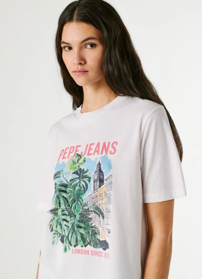 T-Shirt mit Aufdruck T-Shirt mit Aufdruck