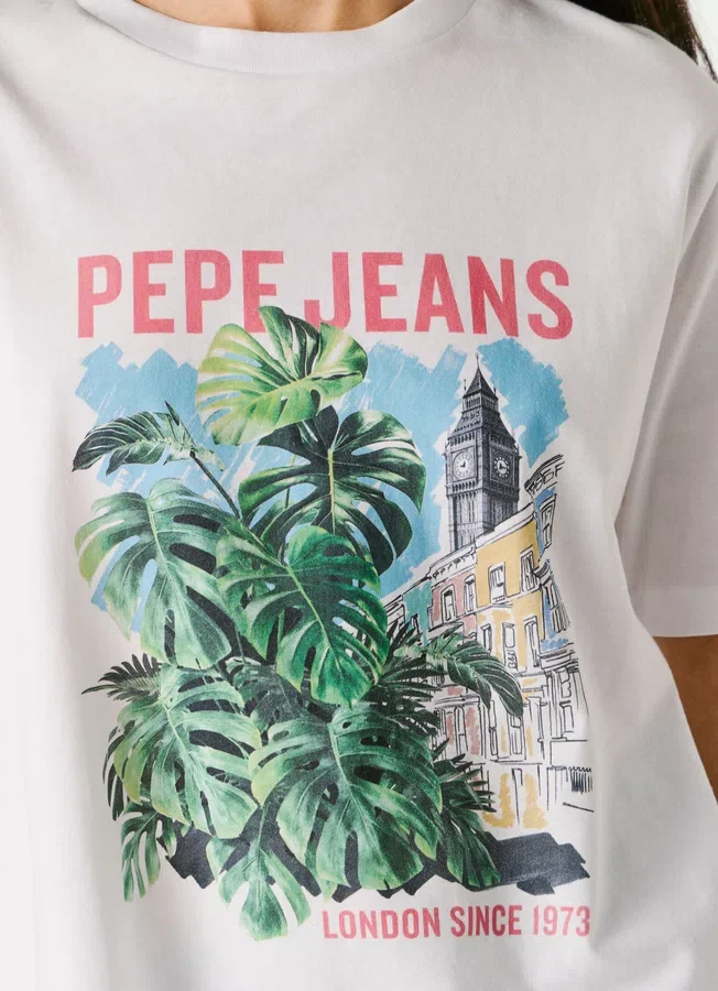 T-Shirt mit Aufdruck T-Shirt mit Aufdruck