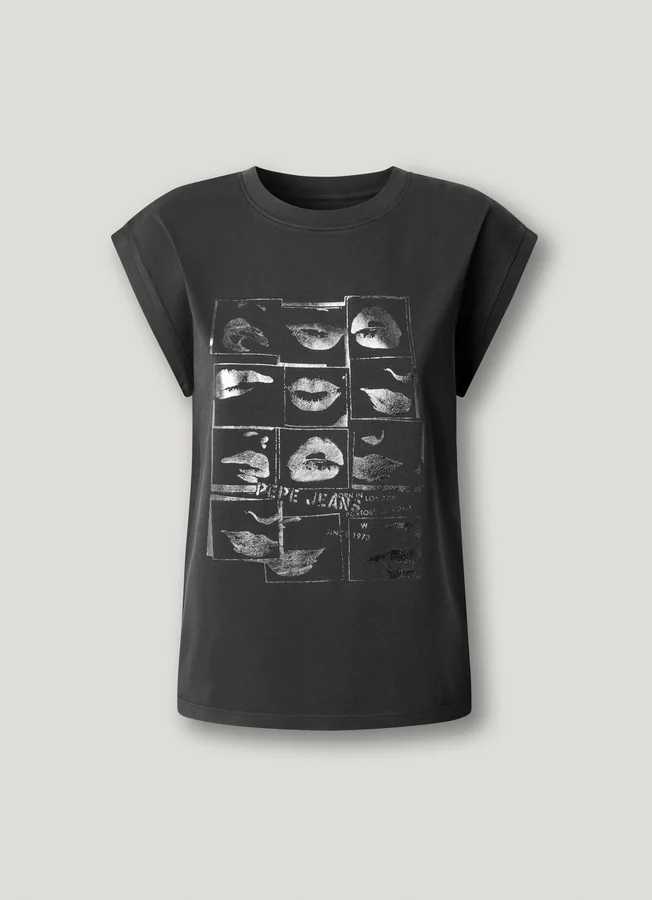 T-Shirt mit Aufdruck T-Shirt mit Aufdruck