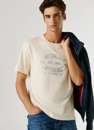 T-Shirt mit Aufdruck in Regular Fit