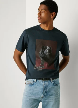 T-Shirt mit Aufdruck in Regular Fit