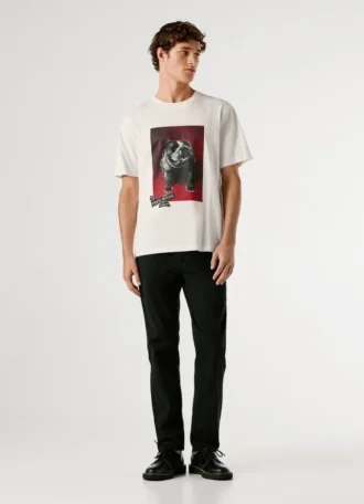 T-Shirt mit Aufdruck in Regular Fit