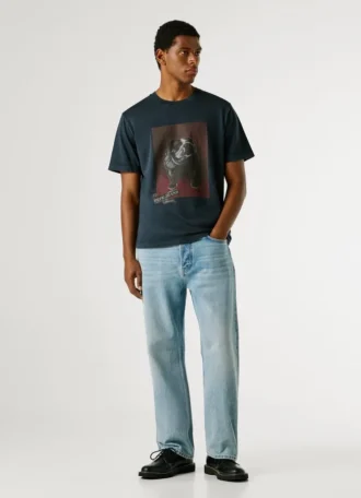 T-Shirt mit Aufdruck in Regular Fit