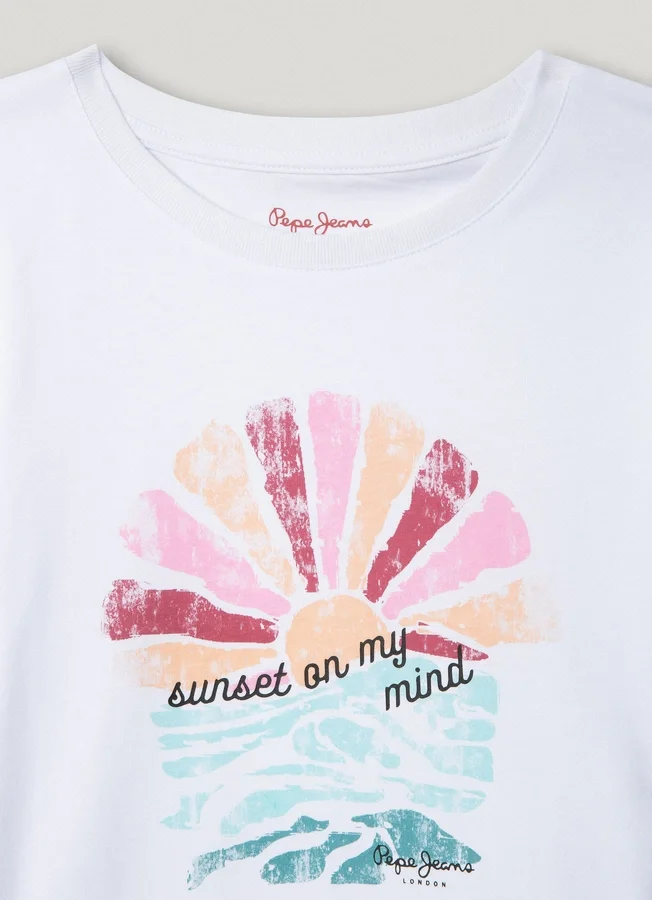 T-Shirt mit Aufdruck in Regular Fit T-Shirt mit Aufdruck in Regular Fit