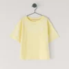 T-Shirt mit Blumenstickerei in lockerer Passform