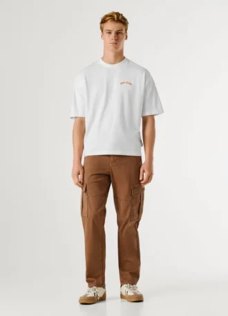 T-Shirt mit breiter Passform und Rückenaufdruck