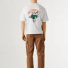 T-Shirt mit breiter Passform und Rückenaufdruck