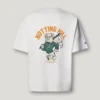 T-Shirt mit breiter Passform und Rückenaufdruck
