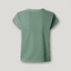 T-Shirt mit durchbrochenen Blumenverzierungen