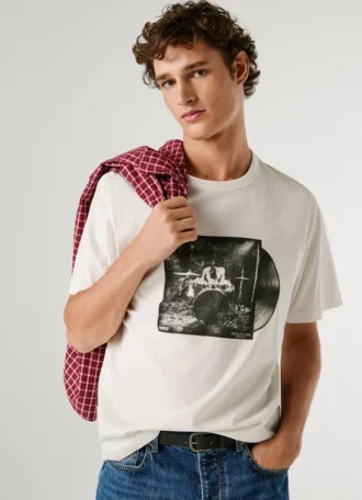 T-Shirt mit Fotodruck in Regular Fit