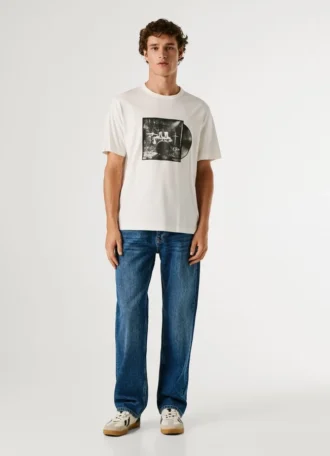 T-Shirt mit Fotodruck in Regular Fit