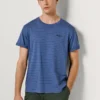 T-Shirt mit gerader Passform und Streifenmuster