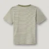 T-Shirt mit gerader Passform und Streifenmuster
