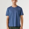 T-Shirt mit gerader Passform und Streifenmuster