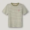 T-Shirt mit gerader Passform und Streifenmuster