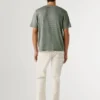 T-Shirt mit gerader Passform und Streifenmuster