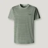 T-Shirt mit gerader Passform und Streifenmuster