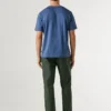 T-Shirt mit gerader Passform und Streifenmuster