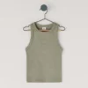 T-Shirt mit geripptem Logo-Print