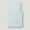 T-Shirt mit geripptem Logo-Print