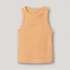 T-Shirt mit geripptem Logo-Print