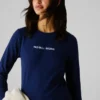 T-Shirt mit gesticktem Logo T-Shirt mit gesticktem Logo