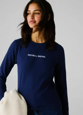 T-Shirt mit gesticktem Logo