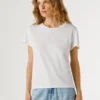 T-Shirt mit gesticktem Logo T-Shirt mit gesticktem Logo