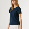 T-Shirt mit gesticktem Logo T-Shirt mit gesticktem Logo