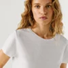 T-Shirt mit gesticktem Logo T-Shirt mit gesticktem Logo