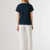 T-Shirt mit gesticktem Logo T-Shirt mit gesticktem Logo