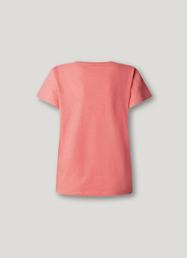 T-Shirt mit gesticktem Logo T-Shirt mit gesticktem Logo