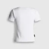 T-Shirt mit gesticktem Logo und Rippbündchen T-Shirt mit gesticktem Logo und Rippbündchen