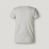 T-Shirt mit gesticktem Logo und Rippstrick