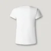 T-Shirt mit gesticktem Logo und Rippstrick T-Shirt mit gesticktem Logo und Rippstrick