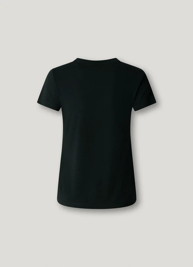 T-Shirt mit gesticktem W11-Logo T-Shirt mit gesticktem W11-Logo