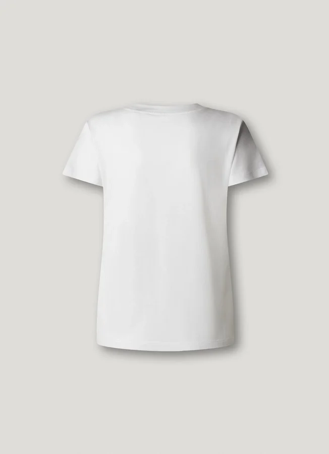 T-Shirt mit gesticktem W11-Logo T-Shirt mit gesticktem W11-Logo